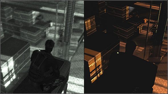 Noktowizja przyda się w ciemnych pomieszczeniach - Wizje | Szpieg | Tom Clancys Splinter Cell Pandora Tomorrow - Tom Clancys Splinter Cell: Pandora Tomorrow - poradniki