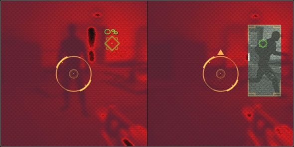 Stojący w miejscu szpieg jest słabo widoczny - Wizje | Najemnik | Tom Clancys Splinter Cell Pandora Tomorrow - Tom Clancys Splinter Cell: Pandora Tomorrow - poradniki
