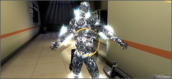 Ogłuszony szpieg pada sparaliżowany na ziemie - Gadżety | Najemnik | Tom Clancys Splinter Cell Pandora Tomorrow - Tom Clancys Splinter Cell: Pandora Tomorrow - poradniki