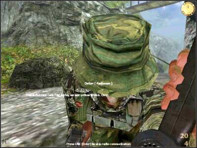 Gdy tylko pojawi się ikona radia biegnij do Deforta - Thunder Over The Jungle cz.4 | Vietcong Fist Alpha - Vietcong: Fist Alpha - poradnik do gry