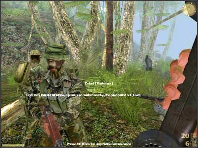 Skorzystaj z usług radiowca - Poradnik do gry - Thunder Over The Jungle cz.1 | Vietcong Fist Alpha - Vietcong: Fist Alpha - poradnik do gry