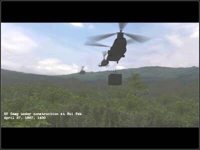 Jeśli chcesz możesz obejrzeć sobie świetnie zrealizowany filmik prezentujący powstawanie obozu w Nui Pek - Day In Nui Pek cz. 1| Vietcong Fist Alpha - Vietcong: Fist Alpha - poradnik do gry