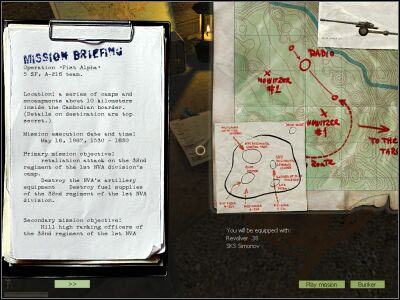 Znajdziesz się w swoim bunkrze - Day In Nui Pek cz. 2| Vietcong Fist Alpha - Vietcong: Fist Alpha - poradnik do gry