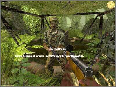 Ostatnie zadanie polegające na dotarciu do właściwego obozu Vietcongu jest już banalnie proste - Field Guns Battery cz.5 | Vietcong Fist Alpha - Vietcong: Fist Alpha - poradnik do gry