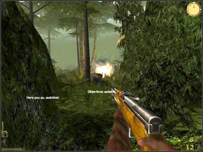 Pamiętasz zbiornik z paliwem, który przed chwilą mijałeś - Burn The Jungle cz.4 | Vietcong Fist Alpha - Vietcong: Fist Alpha - poradnik do gry