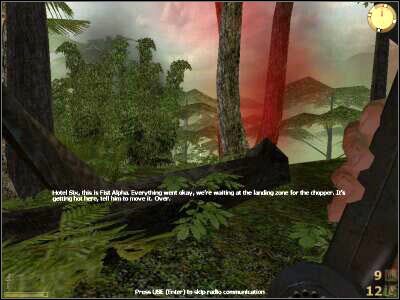 Podobnie jak wcześniej, możesz przywołać swoich ludzi wybierając odpowiednią komendę - Burn The Jungle cz.5 | Vietcong Fist Alpha - Vietcong: Fist Alpha - poradnik do gry