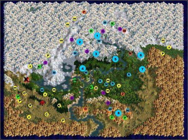 1 - Etap 02 - Ogien B | Solucja Age of Wonders II Tron Czarnoksiężnika - Age of Wonders II: Tron Czarnoksiężnika - poradnik do gry