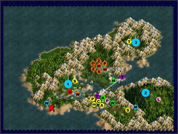 Miasta - Etap 00 - Tutorial | Solucja Age of Wonders II Tron Czarnoksiężnika - Age of Wonders II: Tron Czarnoksiężnika - poradnik do gry