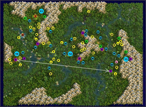 Miasta - Etap 14 - Ziemia B | Solucja Age of Wonders II Tron Czarnoksiężnika - Age of Wonders II: Tron Czarnoksiężnika - poradnik do gry