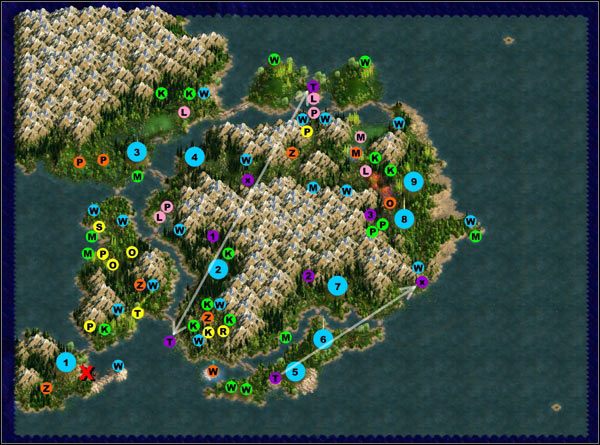 1 - Etap 15 - Ziemia C | Solucja Age of Wonders II Tron Czarnoksiężnika - Age of Wonders II: Tron Czarnoksiężnika - poradnik do gry