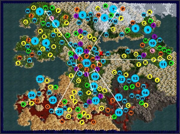 1 - Etap 19 - Kosmos | Solucja Age of Wonders II Tron Czarnoksiężnika - Age of Wonders II: Tron Czarnoksiężnika - poradnik do gry