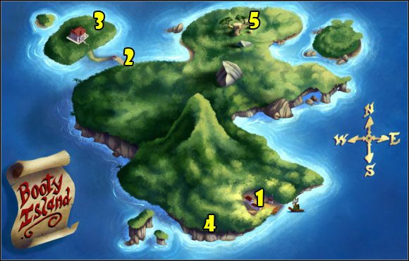 Legenda - [Mapa 2 - Booty Island] - Monkey Island 2: LeChucks Revenge - poradnik do gry