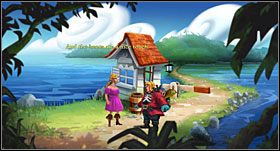 Ponownie popłyń na wyspę Booty i wejdź do sklepu z kostiumami - [Część 2 - Four Map Pieces] - cz. 2 - Monkey Island 2: LeChucks Revenge - poradnik do gry