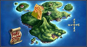 Wyjdź przed posiadłość, gdzie leży mapa - [Część 2 - Four Map Pieces] - cz. 2 - Monkey Island 2: LeChucks Revenge - poradnik do gry