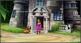 Wejdź znowu do domu Elaine i udaj się na górę, do pokoju, w którym z nią wcześniej rozmawiałeś - [Część 2 - Four Map Pieces] - cz. 2 - Monkey Island 2: LeChucks Revenge - poradnik do gry