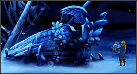 Kiedy znajdziesz się na łajbie zanurkuj i oderwij z rzeźby na dziobie wraku głowę małpy (Monkey head) - [Część 2 - Four Map Pieces] - cz. 3 - Monkey Island 2: LeChucks Revenge - poradnik do gry