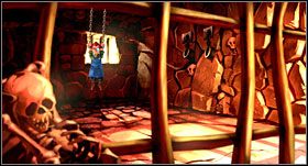 Znajdziesz się w pomieszczeniu ze zniszczonymi symbolami - [Część 3 - LeChucks Fortress] - cz. 1 - Monkey Island 2: LeChucks Revenge - poradnik do gry