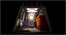 Przywołaj windę wciskając przycisk po lewej stronie drzwi (Call button) i wejdź do środka - [Część 4 - Dinky Island] - cz. 2 - Monkey Island 2: LeChucks Revenge - poradnik do gry