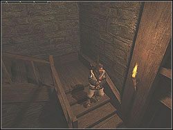 Za drzwiami natkniesz się na pierwszego przeciwnika - [Misja 1] The Monastery of Belmont | Knights of the Temple Infernal Crusade - Knights of the Temple: Infernal Crusade - poradnik do gry