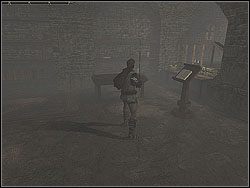 Podejdź teraz do świecącego krzyża i użyj na nim nowego nabytku - [Misja 2] Outside the Monastery of Belmont - Knights of the Temple: Infernal Crusade - poradnik do gry