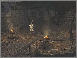 Natomiast idąc w prawo i dalej przez most, miniesz plac z dwoma silnymi rycerzami, pilnującymi wejścia do budynku - [Misja 6] East Belmont | Knights of the Temple Infernal Crusade - Knights of the Temple: Infernal Crusade - poradnik do gry