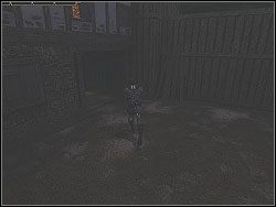 Zejdź po schodach na dół i skorzystaj z drzwi, by dostać się na nowy dziedziniec - [Misja 6] East Belmont | Knights of the Temple Infernal Crusade - Knights of the Temple: Infernal Crusade - poradnik do gry