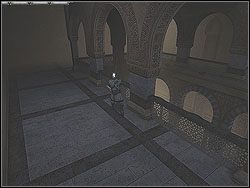 Przejdź do drzwi po drugiej stronie balkonu i załatw wszystkich wojowników, przebijając się przez wszystkie pomieszczenia aż do schodów - [Misja 11] The Saracen Leader | Knights of the Temple Infernal Crusade - Knights of the Temple: Infernal Crusade - poradnik do gry