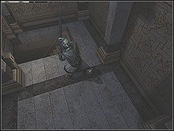 Wróć teraz w okolicę schodów do kratowego przejścia w ziemi nowo nabytym kluczem - [Misja 11] The Saracen Leader | Knights of the Temple Infernal Crusade - Knights of the Temple: Infernal Crusade - poradnik do gry