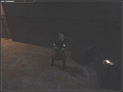 Przy skrzyniach znajdujących się w głębi pokoju znajdziesz klucz do bramy (gate key) - [Misja 14] The Holy City of Jerusalem | Knights of the Temple Infernal Crusade - Knights of the Temple: Infernal Crusade - poradnik do gry