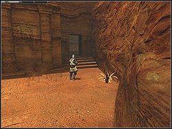 Załatw wszystkich, po czym skorzystaj z przejścia prowadzącego do budynku - [Misja 17] Petra - The Lost City | Knights of the Temple Infernal Crusade - Knights of the Temple: Infernal Crusade - poradnik do gry