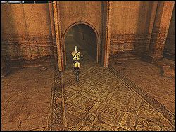 Po pochylni zejdziesz niżej, wprost w ręce łucznika oraz jego kolegi - [Misja 18] The Treasury of Petra | Knights of the Temple Infernal Crusade - Knights of the Temple: Infernal Crusade - poradnik do gry