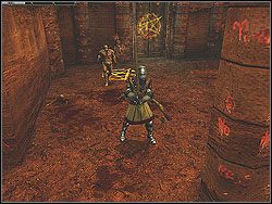 Przez pomost dotrzesz do wielkich wrót, które będą oczywiście pilnowane przez zastępy stworów - [Misja 20] This is Hell | Knights of the Temple Infernal Crusade - Knights of the Temple: Infernal Crusade - poradnik do gry