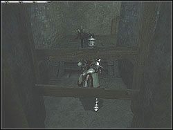 Wyjdź po schodkach wyżej i zajmij się duchami - [Misja 23] Belmont Transformed | Knights of the Temple Infernal Crusade - Knights of the Temple: Infernal Crusade - poradnik do gry