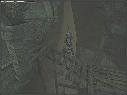 Ruszaj korytarzem i dalej przez drewniane drzwi do miejsca z drewnianą kładką - [Misja 24] The Catacombs Revisited | Knights of the Temple Infernal Crusade - Knights of the Temple: Infernal Crusade - poradnik do gry