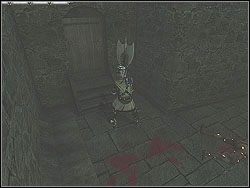 Wróć do głównej sali i skorzystaj z jedynej, możliwej drogi, by przedostać się pod drewniane drzwi z małymi schodami - [Misja 24] The Catacombs Revisited | Knights of the Temple Infernal Crusade - Knights of the Temple: Infernal Crusade - poradnik do gry