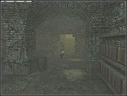 Za drzwiami znajduje się posąg - miejsce zapisu gry - [Misja 26] Belmont Possessed | Knights of the Temple Infernal Crusade - Knights of the Temple: Infernal Crusade - poradnik do gry