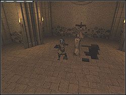 Jak tylko ich zabijesz, musisz wykonać szybkie ruchy: podbiegasz do Biskupa i zanim ten przywoła nowych obrońców, zadajesz mu cios - [Misja 29] Evil in the House of God | Knights of the Temple Infernal Crusade - Knights of the Temple: Infernal Crusade - poradnik do gry