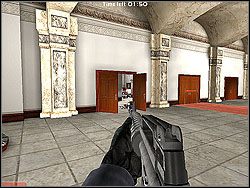 Uważaj na pierwsze drzwi z lewej - Granite Cage - Opis - Misja 6 - Tom Clancys Rainbow Six 3: Athena Sword - poradnik do gry