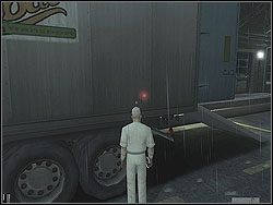 Przebierz się w ciuchy rzeźnika i wyjdź na zewnątrz - The Meat Kings Party - Opis (1) | Misja 2 w Hitman Kontrakty - Hitman: Kontrakty - poradnik do gry