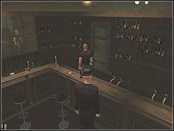 Wyjdziesz w pomieszczeniu ze stołami bilardowymi oraz stojącym za barem barmanem - Rendezvous in Rotterdam - Opis (1) | Misja 5 w Hitman Kontrakty - Hitman: Kontrakty - poradnik do gry