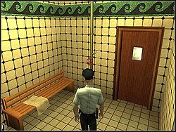 Zaraz po wejściu pod saunę zobaczysz wielkie czerwone pokrętło na ścianie - Traditions of the Trade - Opis (1) | Misja 7 w Hitman Kontrakty - Hitman: Kontrakty - poradnik do gry