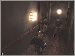 Wejdziesz do korytarza z lewej, który potem skręca w lewo - Lee Hong Assassination - Opis Opcja 1 | Misja 11 w Hitman Kontrakty - Hitman: Kontrakty - poradnik do gry