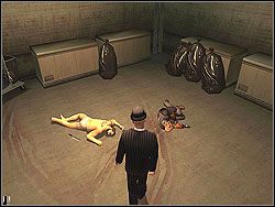 Ostatnie drzwi po prawej to pomieszczenie z ciałami - Rendezvous in Rotterdam - Opis (2) | Misja 5 w Hitman Kontrakty - Hitman: Kontrakty - poradnik do gry