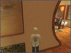 Połóż jak mówi szef policji tackę na stole (uważaj by nie wybrać położenia amuletu - The Seafood Massacre - Opis (2) | Misja 10 w Hitman Kontrakty - Hitman: Kontrakty - poradnik do gry