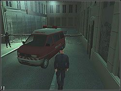 Na końcu drogi natkniesz się na ambulans - Hunter and Hunted - Opis (2) | Misja 12 w Hitman Kontrakty - Hitman: Kontrakty - poradnik do gry