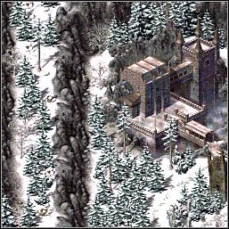 W końcu dojdziesz do budynku, do którego dostaniesz się po pobliskim moście - Misje 72-73 | Akt III | Sacred - Sacred - poradnik do gry