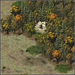 Przy rzece, między drzewami znajdziesz trzeciego uciekiniera (harpia) - Misje 89-90 | Akt III | Sacred - Sacred - poradnik do gry