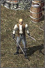 Czwarty i ostatni ochotnik czeka przy chatce kowala - Misje 86-87 | Akt III | Sacred - Sacred - poradnik do gry