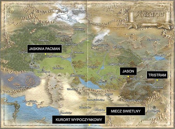 1 - Mapa | Easter Eggs | Sacred - Sacred - poradnik do gry