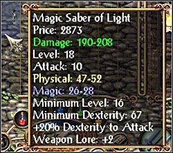 1 - Miecz świetlny | Easter Eggs | Sacred - Sacred - poradnik do gry